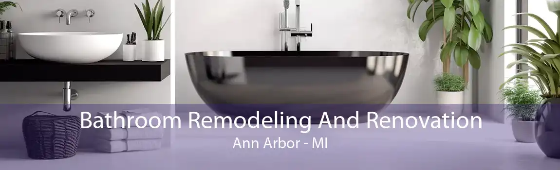 Bathroom Remodeling And Renovation Ann Arbor - MI