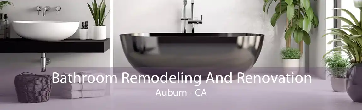 Bathroom Remodeling And Renovation Auburn - CA