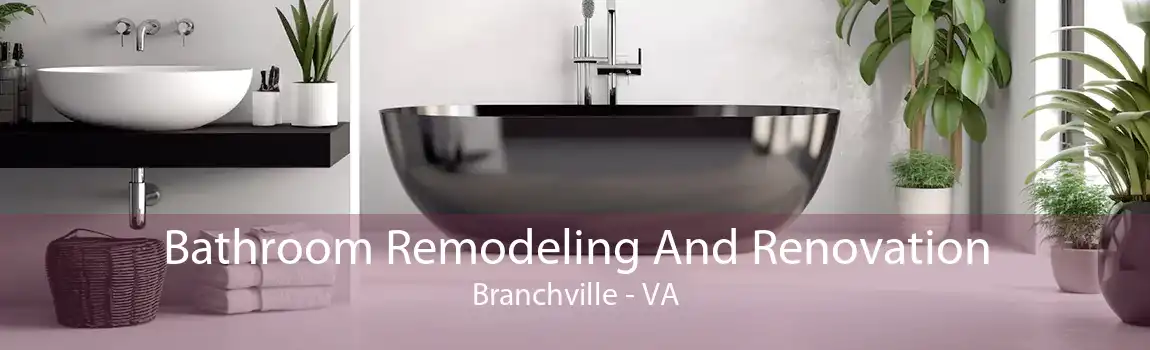 Bathroom Remodeling And Renovation Branchville - VA