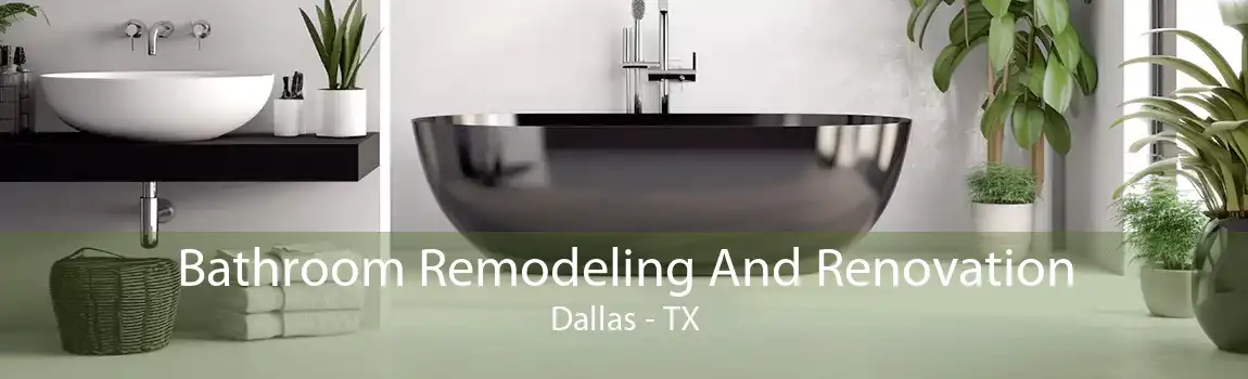 Bathroom Remodeling And Renovation Dallas - TX