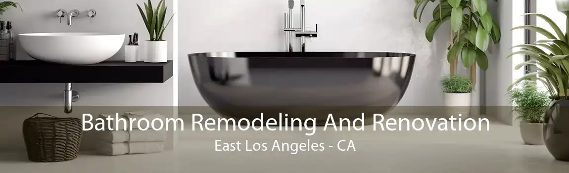 Bathroom Remodeling And Renovation East Los Angeles - CA