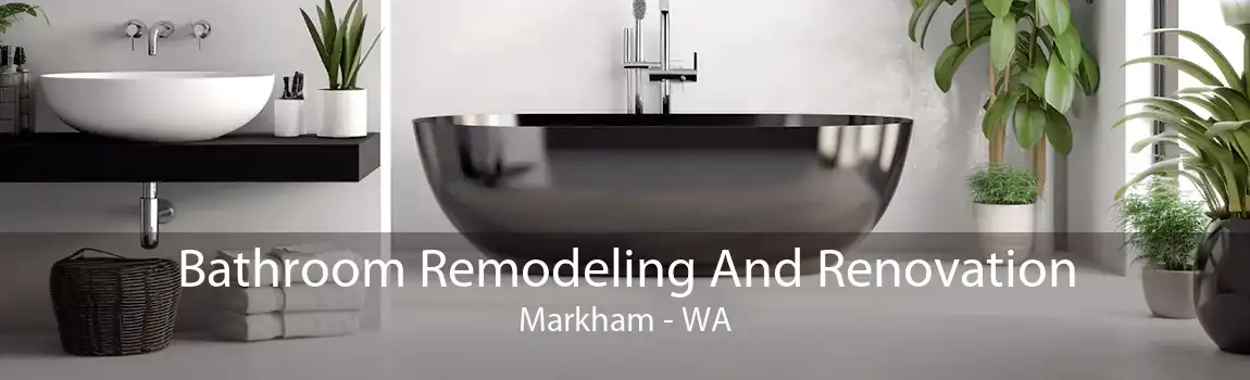  Bathroom Remodeling And Renovation Markham - WA