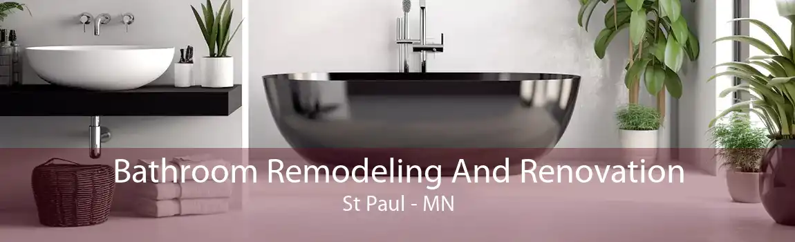 Bathroom Remodeling And Renovation St Paul - MN