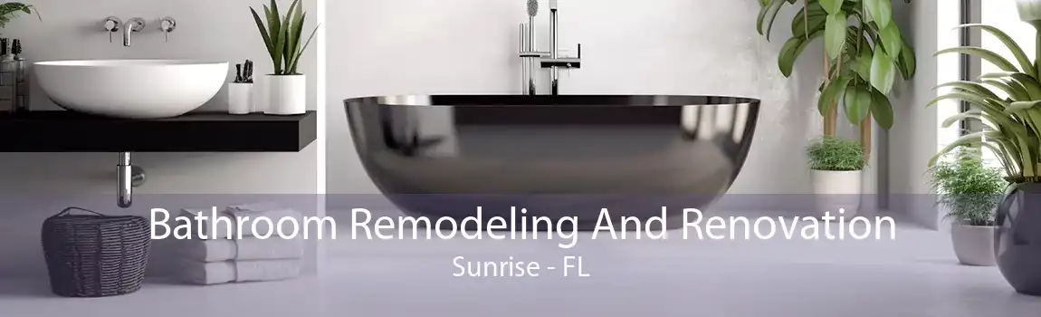 Bathroom Remodeling And Renovation Sunrise - FL