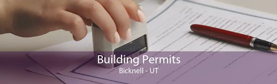 Building Permits Bicknell - UT