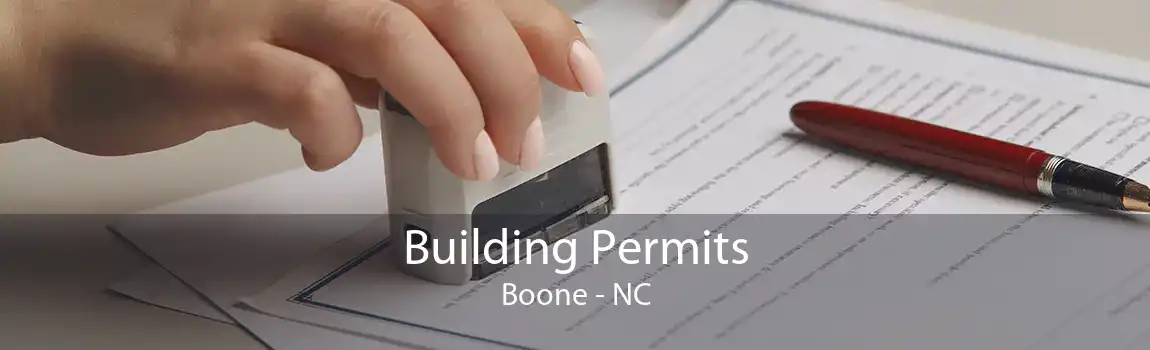 Building Permits Boone - NC