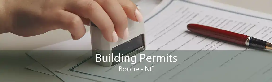 Building Permits Boone - NC