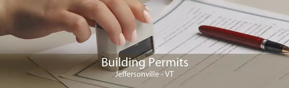 Building Permits Jeffersonville - VT