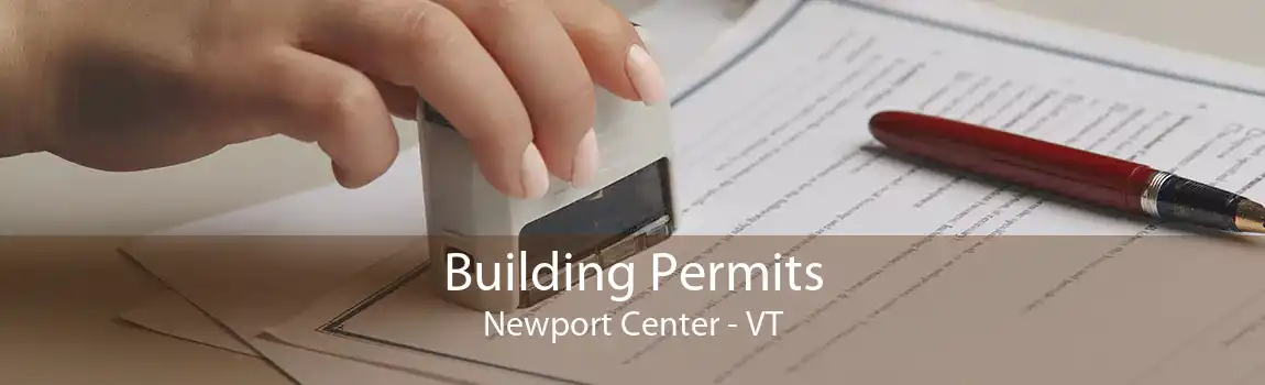 Building Permits Newport Center - VT