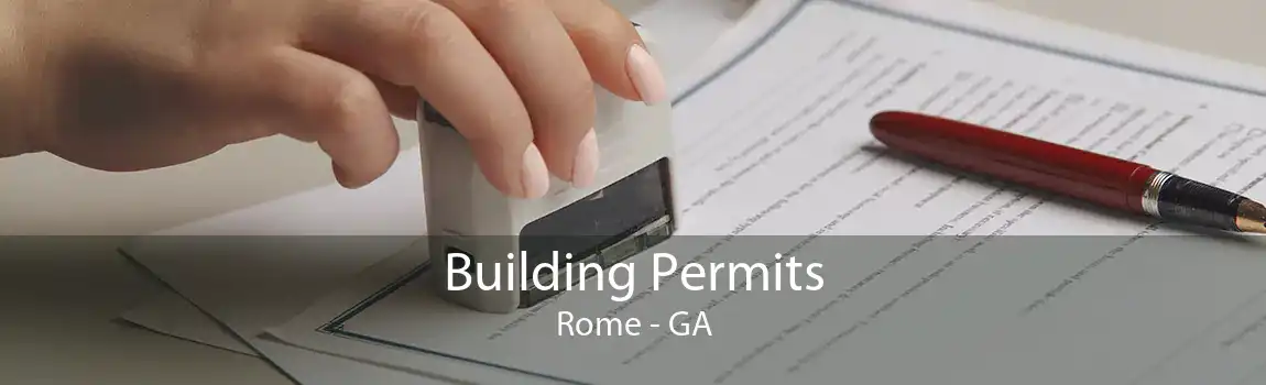 Building Permits Rome - GA