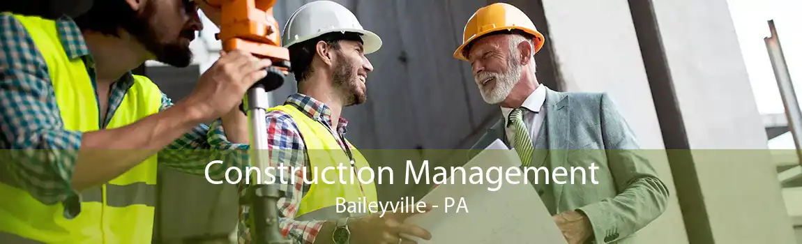 Construction Management Baileyville - PA