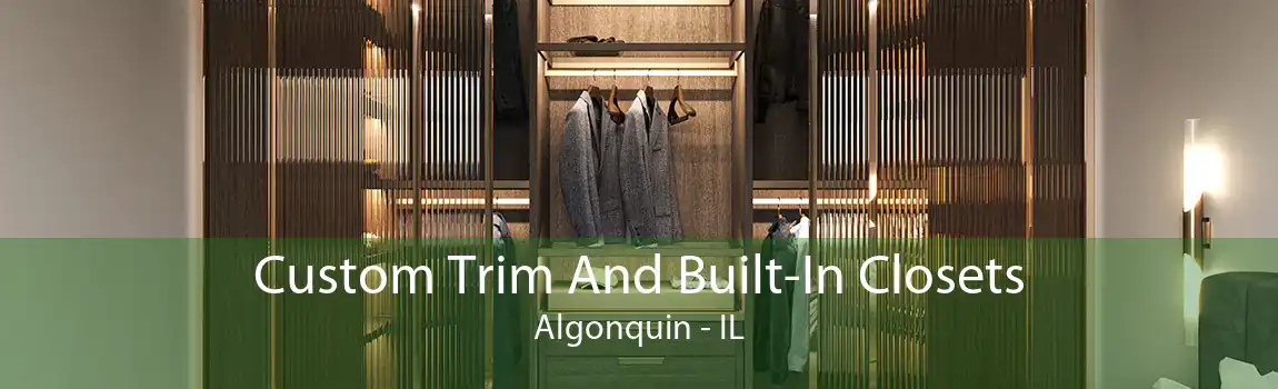 Custom Trim And Built-In Closets Algonquin - IL