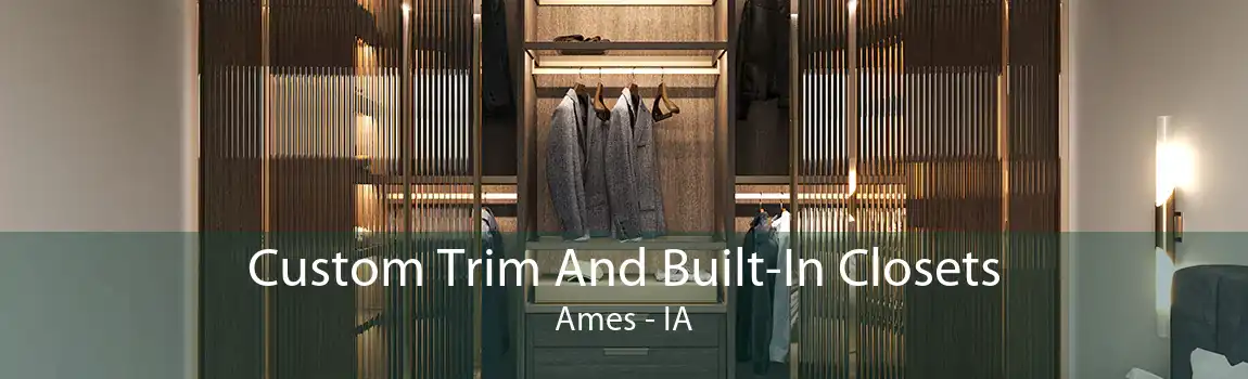 Custom Trim And Built-In Closets Ames - IA