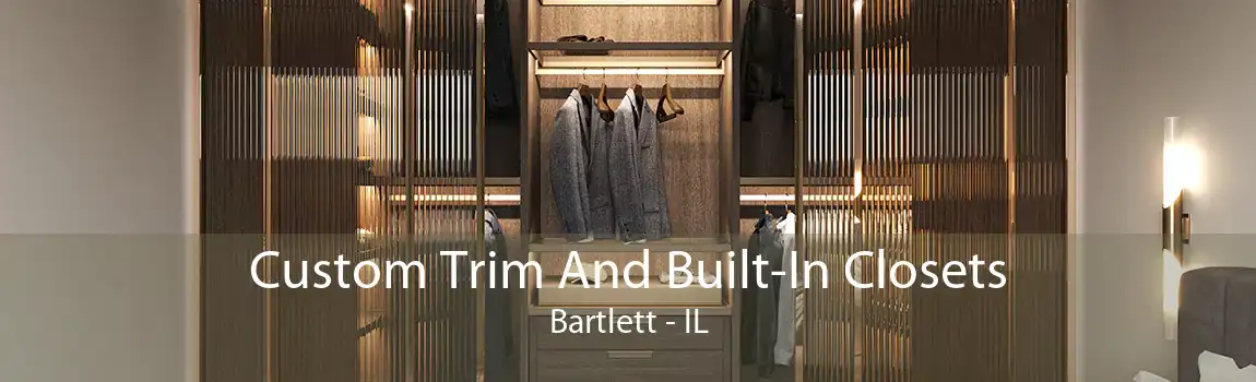 Custom Trim And Built-In Closets Bartlett - IL