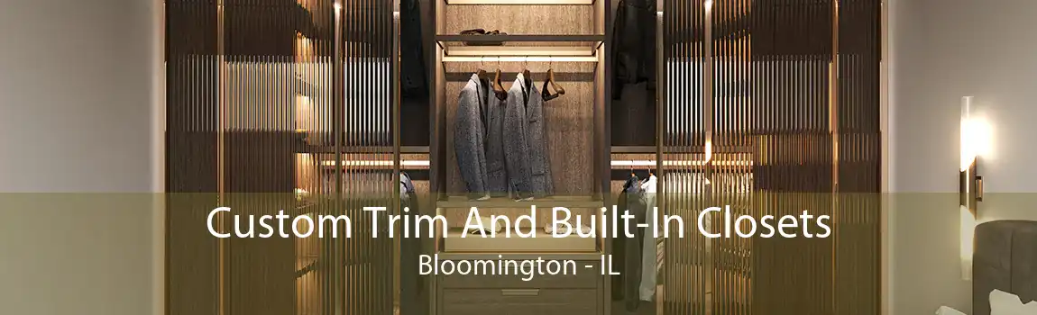 Custom Trim And Built-In Closets Bloomington - IL