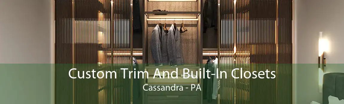Custom Trim And Built-In Closets Cassandra - PA