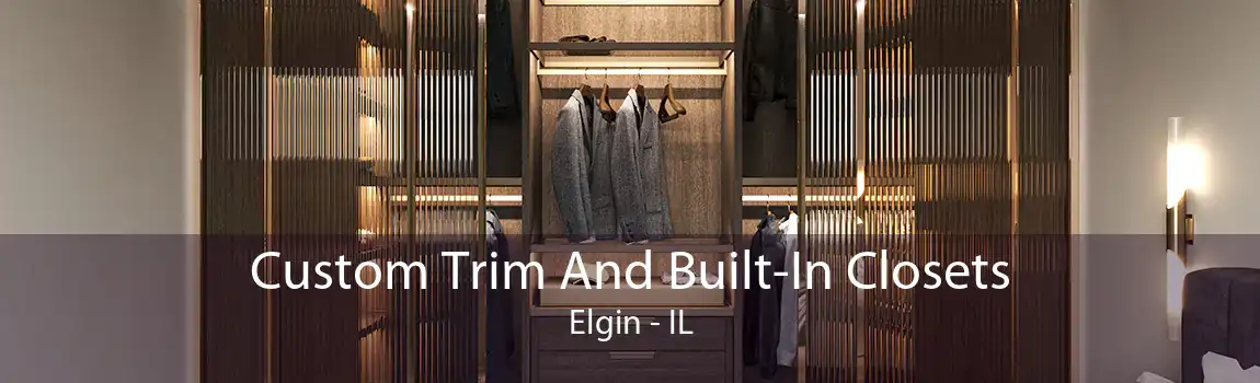 Custom Trim And Built-In Closets Elgin - IL