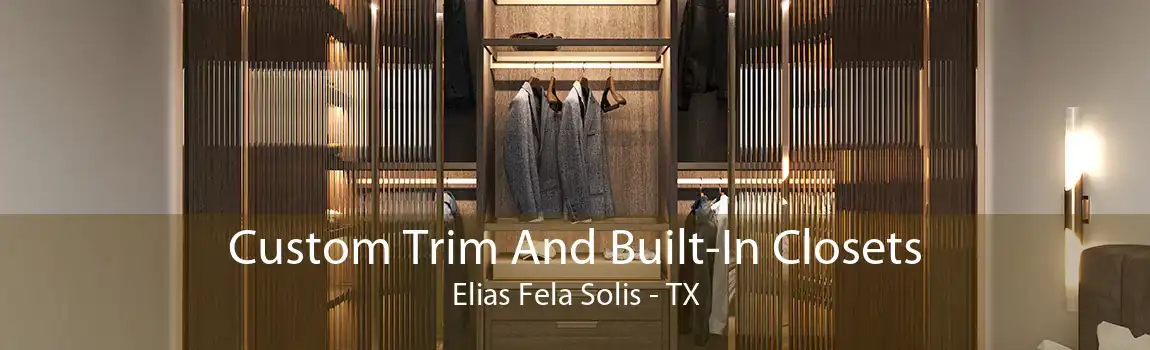 Custom Trim And Built-In Closets Elias Fela Solis - TX