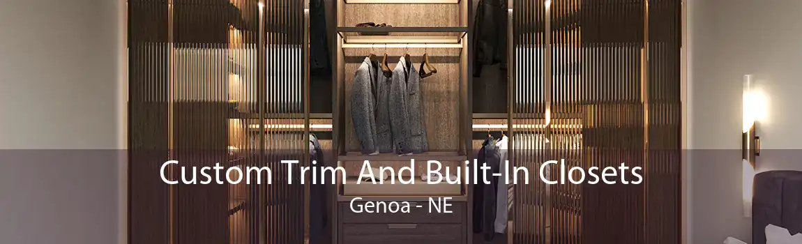 Custom Trim And Built-In Closets Genoa - NE