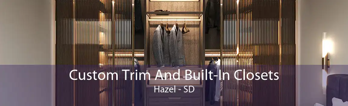  Custom Trim And Built-In Closets Hazel - SD