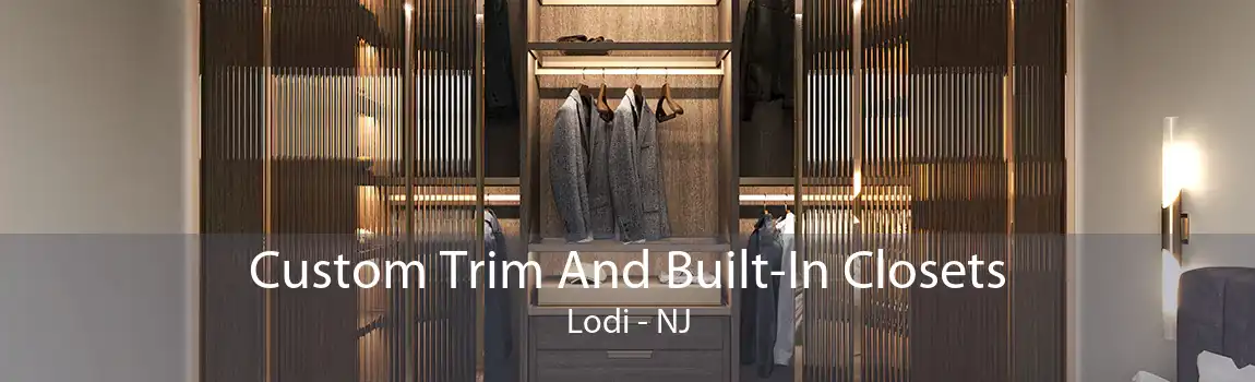 Custom Trim And Built-In Closets Lodi - NJ