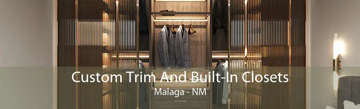 Custom Trim And Built-In Closets Malaga - NM