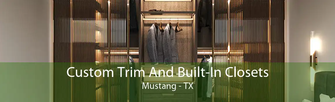 Custom Trim And Built-In Closets Mustang - TX