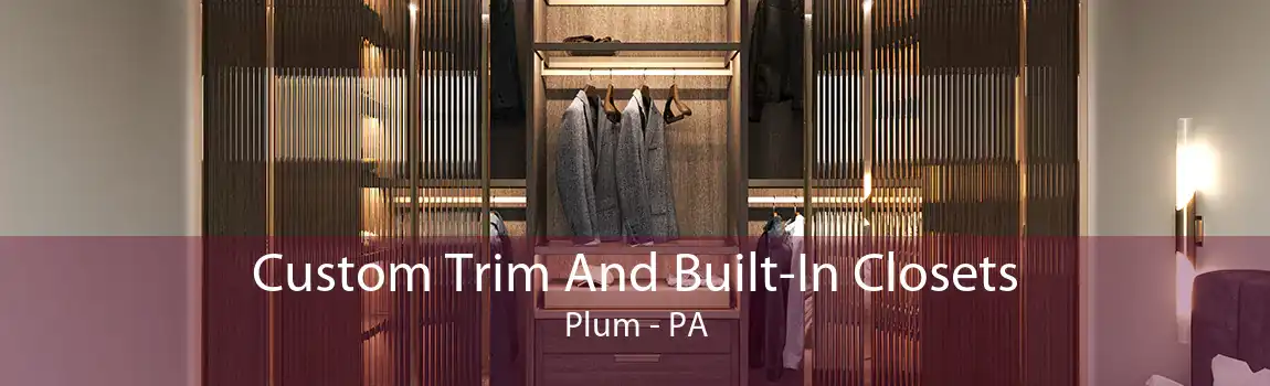 Custom Trim And Built-In Closets Plum - PA