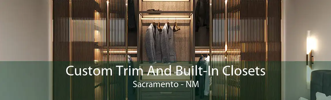 Custom Trim And Built-In Closets Sacramento - NM