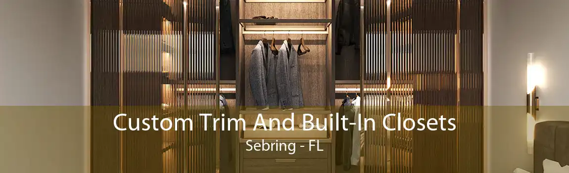 Custom Trim And Built-In Closets Sebring - FL