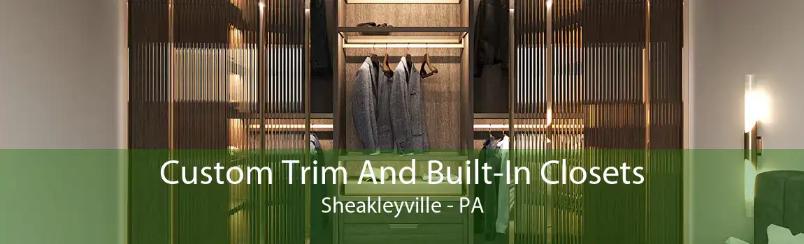 Custom Trim And Built-In Closets Sheakleyville - PA