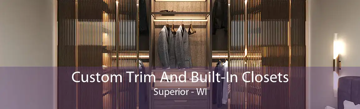  Custom Trim And Built-In Closets Superior - WI