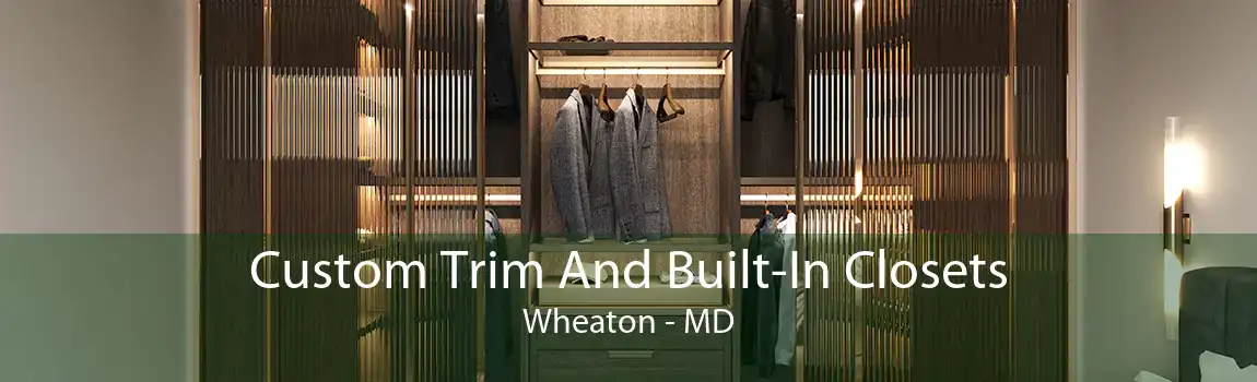 Custom Trim And Built-In Closets Wheaton - MD