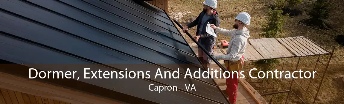 Dormer, Extensions And Additions Contractor Capron - VA