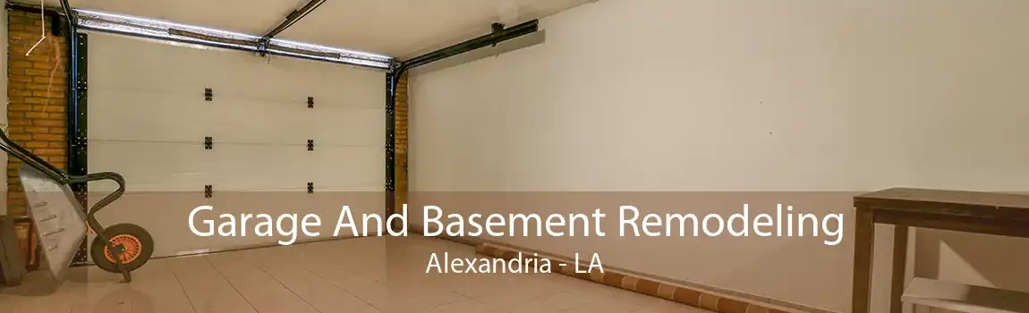 Garage And Basement Remodeling Alexandria - LA