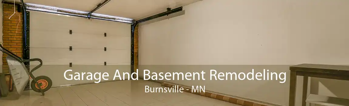 Garage And Basement Remodeling Burnsville - MN
