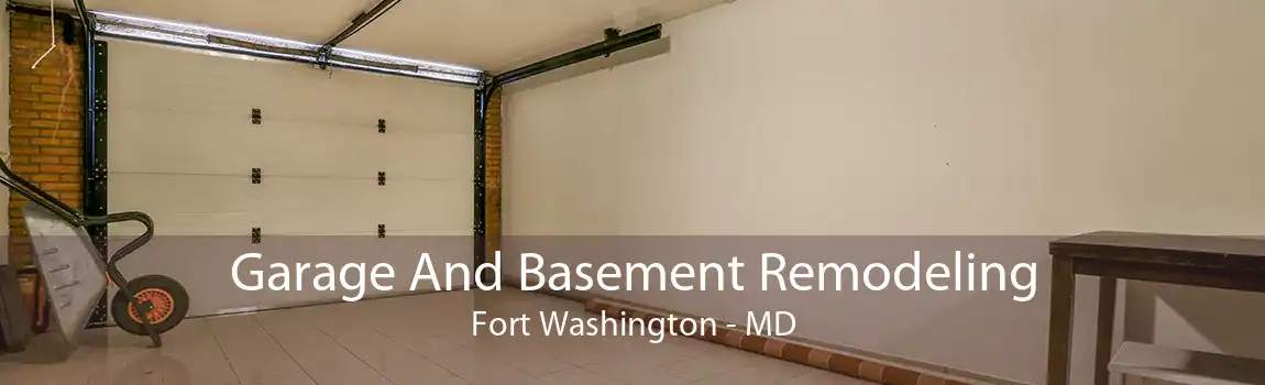 Garage And Basement Remodeling Fort Washington - MD
