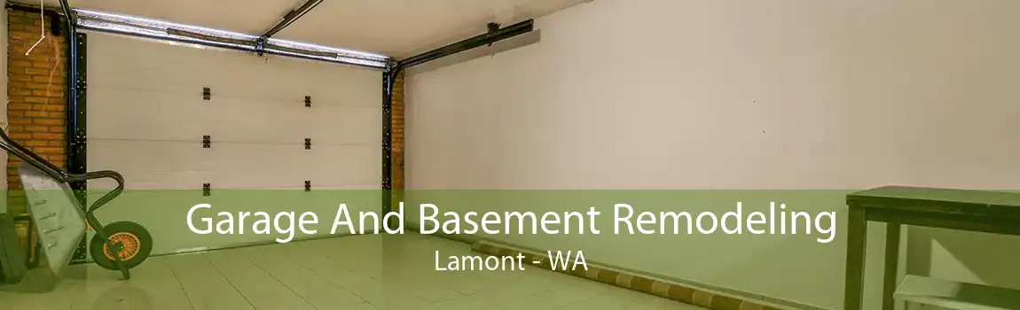 Garage And Basement Remodeling Lamont - WA