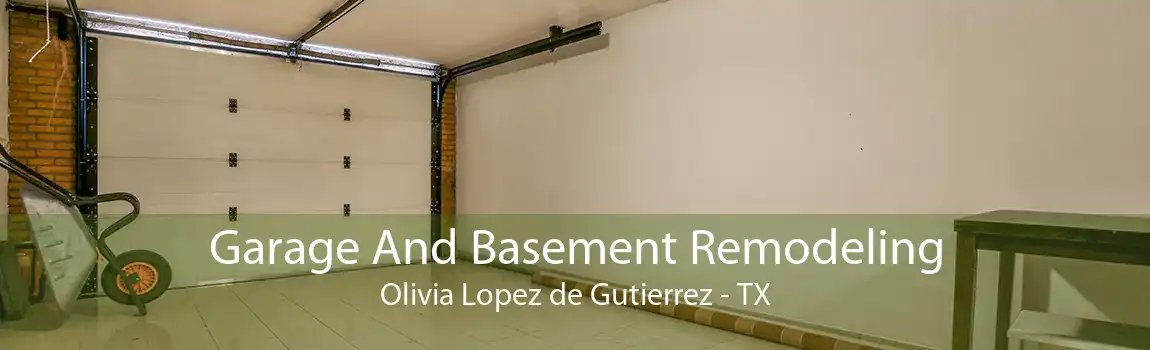 Garage And Basement Remodeling Olivia Lopez de Gutierrez - TX