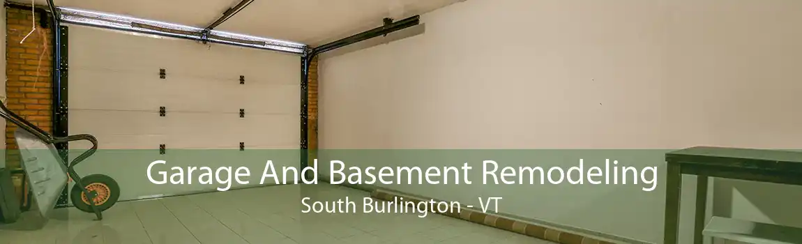 Garage And Basement Remodeling South Burlington - VT