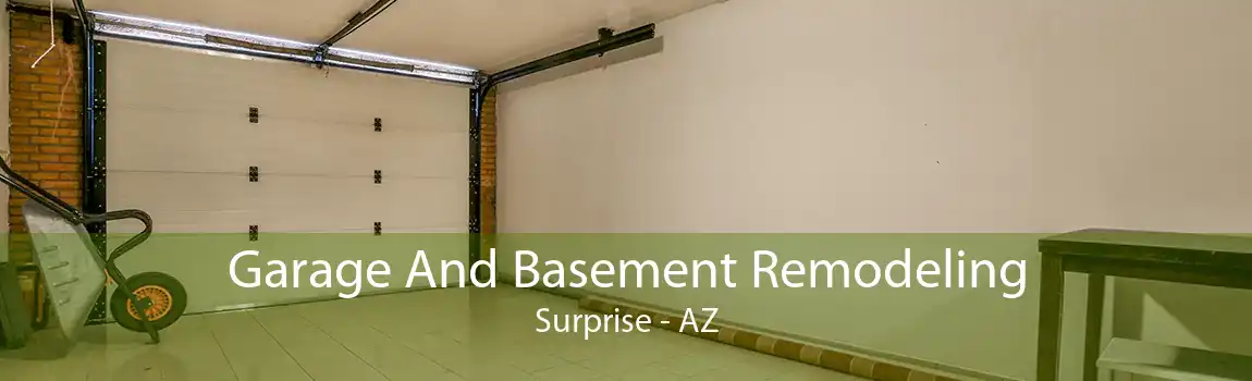 Garage And Basement Remodeling Surprise - AZ