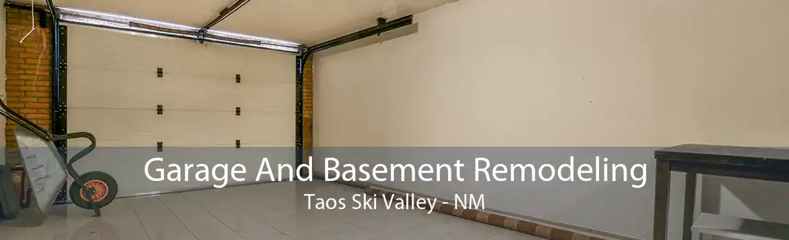 Garage And Basement Remodeling Taos Ski Valley - NM