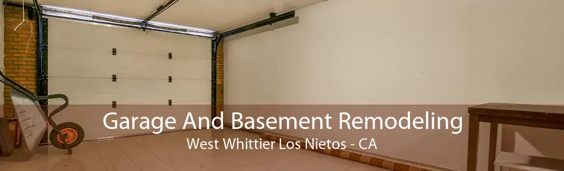  Garage And Basement Remodeling West Whittier Los Nietos - CA