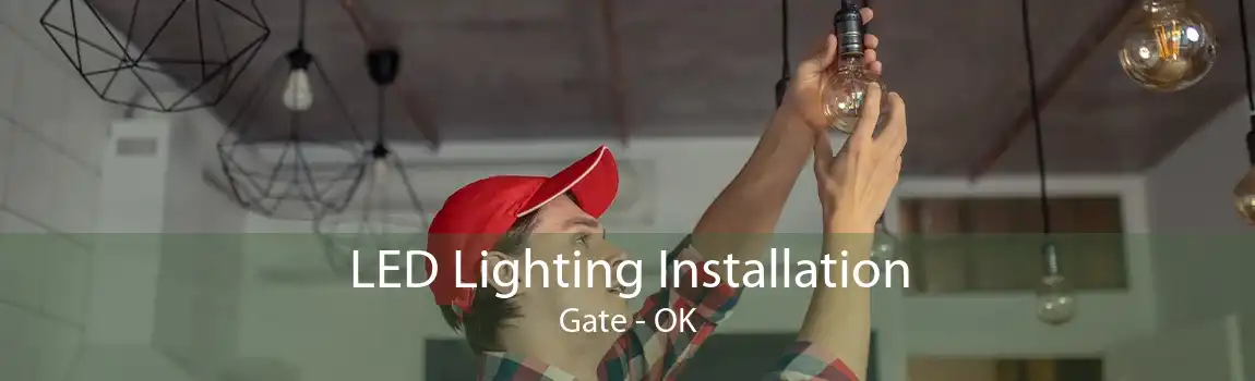 LED Lighting Installation Gate - OK