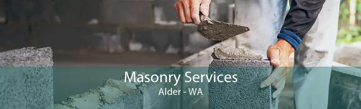 Masonry Services Alder - WA