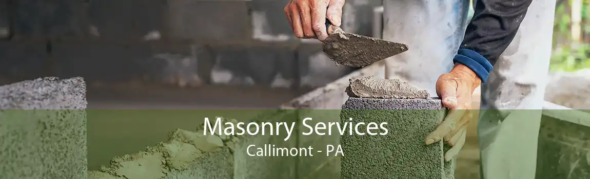 Masonry Services Callimont - PA