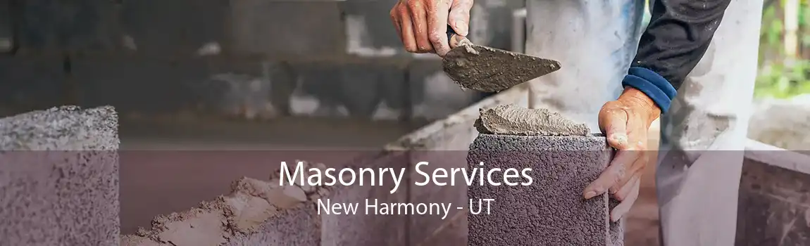  Masonry Services New Harmony - UT