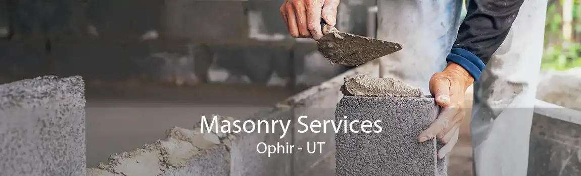  Masonry Services Ophir - UT