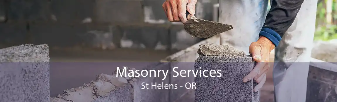 Masonry Services St Helens - OR