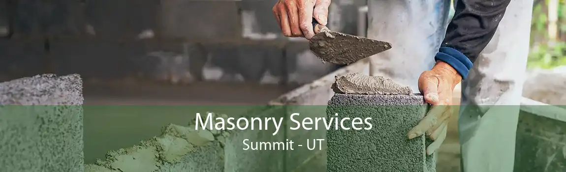 Masonry Services Summit - UT